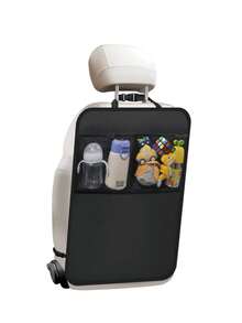 2pcs 1pc Car Seat Back Protector+ 3 Pocket Storage Organizer, X-Large Waterproof Kick Mats Backseat Protector, Car Seat Back Protectors For Vehicles To Protect From Dirt, Mud & Scratches- Universal Fit Automotive Interior Protectors,Car Interior Protection Accessories - Multicolor - View 10