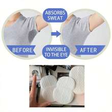 200pcs Armpit Sweat Pads, Disposable Underarm Absorption Sweat Pad, And Effective, Breathable, Invisible, Absorbing Patch, Lightweight And Sweat Absorbing,Comfortable And Odorless, Easy To Use, Suitable For Both Men And Women In Hot Summer(200PCS )Body Care For Travel,Sport,Outdoor,Summer,Stickers, Christmas For Holiday Gift Giving