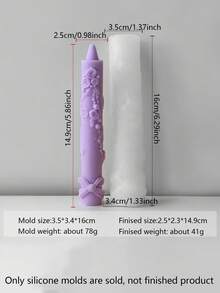 香槟杯形硅胶蜡烛模具，可拆卸且易于清洁，适用于批量蜡烛生产，兼容石膏雕塑和创意绘画，适用于办公桌、家居、卧室、入口的装饰 - 白色 - 查看 12