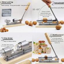 Nutcrackers para nuts, nut Cracker para nueces, herramientas de nutt Cracking de alta resistencia, A Craker de nueces Sheller, herramienta de apertura de chupetes nudos de almendras de Brasil