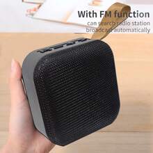 Mini Speaker, Bluetooth Speaker, High-Fidelity Stereo | Wireless 5.3 | Compact Outdoor Audio System | Supports TF Card/AUX Input | Suitable For Hiking, Cycling, Camping, Beach Parties And Party Gifts | Compatible With Smartphones, TVs, Tablets And Other Devices - Black - View 7