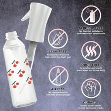 2/1pc Cute Love, Daisy, Bow Print High Pressure Hair Spray Bottle, Ultra Fine Continuous Water Mister For Hairstyling, Cleaning, Plants, Facial Moisture, Multipurpose Plastic Kitchen Oil Sprayer, Useful Tool, Kitchen Accessories Ultra-Fine Continuous Spray Bottle Portable, Reusable, Multi-Purpose Plastic Sprayer Hair Spray, Multi-Purpose Plastic Spray Bottle For Hairdressing, Cleaning, Plants, Facial Moisturizer, Utility Tools, Kit