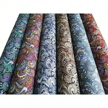 6 PCS Fat Quarters Fabric Bundles 18 Inchx22 Inch Cotton Quilting Fabric For Sewing Mask, Paisley Pattern