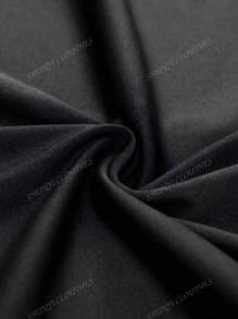 Elegante vestido ajustado para mujer - Escote halter sin mangas, perfecto para eventos de primavera/verano, mezcla de poliéster lavable a máquina, vestido ajustado con espalda descubierta