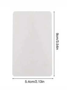 100pcs/Box Minimalist Thick Blank Kraft Paper Cards, Simple, Durable, Thick - Ideal For DIY Doodles, Messages And Notes - Small Notebooks And Handmade Party Cards, Perfect For Creative Expression, Eid Mubarak