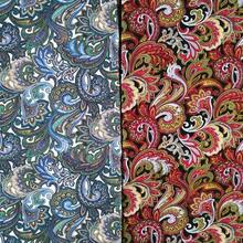6 PCS Fat Quarters Fabric Bundles 18 Inchx22 Inch Cotton Quilting Fabric For Sewing Mask, Paisley Pattern