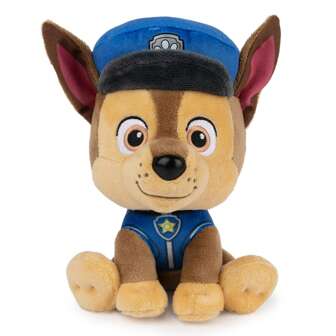 PAW Patrol Chase In Signature Polisuniform Plyschleksak, Gosedjur För Åldrar 3 Och Uppåt, 15 cm