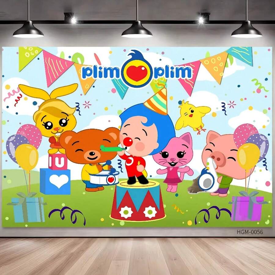 Fondo fotográfico de estilo de animación P-Plim (múltiples estilos) para teléfonos, fotos, papel fotográfico, fondos de fotografía, fondos de Navidad