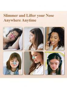 1/2pcs Nose Shaper - Nose Lifting Device, Soft Silicone Nose Clip, Painless Nose Corrector, Nose Slimming Tool - Multicolor - View 5