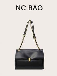 Dieser Jahr modische Shopper mit großer Kapazität, personalisierte minimalistische Unterarmtasche, neue Ketten-Schulter-Umhängetasche für den Berufsalltag