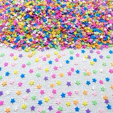 10g/0.35oz Bag Polymer Clay Slice For Slime Mix Ins, Resin Glitters Sprinkle For Party Decorations,Colorful Confetii For Holiday Accessories Birthday Party Supplies Party Favor,DIY Act Craft Handmade Jewelry Making Accessories Decoration Bead, Dot, Snow. Heart, Moon And Star. Cake. Fake Sprinkles For Slime Mix Ins, Nail Art Slices, And Cellphone Decorations - Multicolor - View 11
