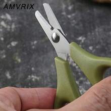 1pc Mini Stainless Steel PE Line Cutter, ABS Non-Slip Handle, Strong Cutting For Fishing Line/Lead Wire/Fine Iron Wire, Portable Fishing Scissors, Essential Fishing Tool - Multicolor - View 4