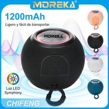MOREKA Altavoz Bluetooth inalámbrico portátil, exquisito y compacto - Negro - Ver 1