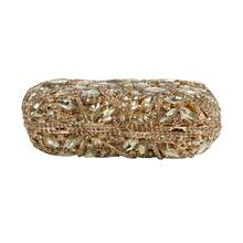 Crystal Evening Bag Clutch Diamond Women Wedding Party Purse Bridal Dinner Clutches Female Handbags Bag - 金色 - 查看 2