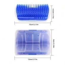 1 件（随机颜色）大型猫抓玩具，宠物角落美容刷，防脱毛按摩抓挠玩具