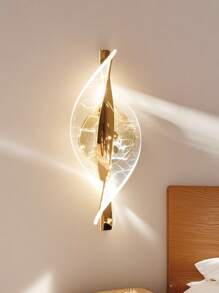 1 Stück / 2 Stücke moderne Wandleuchte, hochdurchlässiger Acrylkörper, LED-Streifen, geeignet für Schlafzimmer, Wohnzimmer, Büro, Nachttisch, Flur Dekorationsleuchten