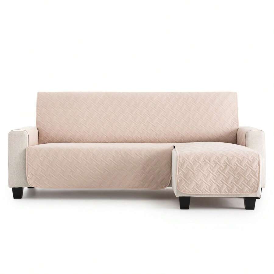 Fundasdesofa Cubre Sofá DRY PROTECT | Chaise Longue Derecho 240 | Disponible en 8 colores diferentes | Repelente líquidos | Funda protectora Antimanchas | Apto para mascotas | Hecha en España