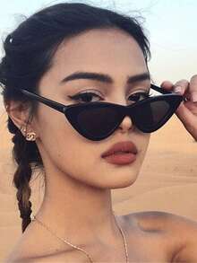 16 件女士塑料矩形镜框 Y2K 时尚眼镜，适合日常装饰、服装配饰 - 彩色 - 查看 7