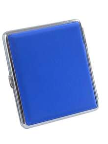 1 件 20 槽金属和皮革烟盒，便携式防压防潮烟盒，时尚男士烟嘴礼物，返校用品，香烟储存 - 彩色 - 查看 7