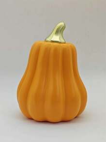 1pc Pumpkin Shaped Ceramic Decoration Piece, Minimalist & Modern, Suitable For Desk, Office, Home Decor, Essential Halloween Decoration & Gift