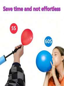 1/3/5pcs Hand-Held Balloon Pump Kit, Dual-Direction Manual Balloon Inflator - For Party, Wedding, Birthday, Special Events, Balloon Accessories, Elegant Balloon Pump With Gold Decor - Handheld, Portable, Suitable For Wedding, Birthday, Graduation, Balloon Inflator, Fashion Design, Durable Plastic, Macaron Balloon Pump - Multicolor - View 7