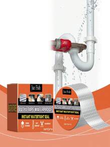 Waterproof Butyl Tape Roof Leak Plugging, Moisture-Proof, High Adhesive Self-Adhesive Aluminum Foil Waterproofing Membrane