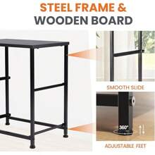 2-Piece Nightstand Set With 2 Fabric Drawers – Wooden Top Bedside Tables For Bedroom/Small Spaces/Dorms. Dual Use As Small Dressers/Nightstands