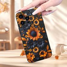 Funda de teléfono clásica, creativa, hermosa y elegante, textura mate, patrón de crisantemo pequeño, personalidad a la moda, de gran , diseño a prueba de golpes y anticaídas, resistente a la suciedad y duradera, adecuada para  17/17 Pro/17 Pro Max/17 Air/ 16/16 Pro/16 Pro Max/16 Plus/ 15/15 Pro Max/15 Pro/15 Plus/ 14/14 Pro/14 Plus/14 Pro Max/ 13/13 Pro/13 Pro Max/12/12 Pro/12 Pro Max/11/11 Pro/11 Pro Max/XR/X/XS/XS Max. Es el regalo de cumpleaños perfecto para novias, novios, esposos, esposas, amigos o para uno mismo, innovador y a la moda, adecuado tanto para hombres como para mujeres.(Enviado a amigos, novias, novios y familiares) - Multicolor 2042 - Ver 3