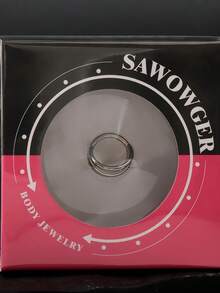 1pc Hinged Clicker Nose Ring, Layered Piercing Jewelry, Boho Simple Style, Infinity Theme, Daily & Gift Occasion, Valentine's Day, All Seasons - 鼻環 - 查看 10