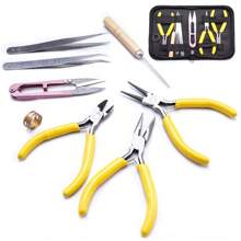 3 件套高品质碳钢珠宝钳套装，适用于 DIY 串珠和手工制作