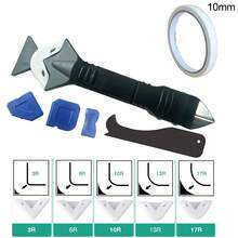9-In-1 Silicone Scraper, Glue, Caulk Remover, Caulk Applicator, Polisher, Smooth Caulk, Beauty Sewing Tool Set, Floor Mold Remover Manual Tool Kit - As Shown - View 12