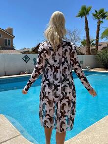 3 Piezas Traje de Baño Bikini para Mujer,Bañador,con Brasier Push Up, Short de Baño de Tiro Bajo y Blusa de Manga Larga para Sol, Estampado de Árboles Tropicales en Verde, Conjunto Sexy y Moderno de Playa para Vacaciones de Verano ,Ideal para Vacaciones en la Playa o Fiestas en Barco, Incluye Protección Solar - Negro - Ver 6