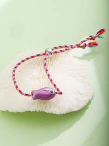 1pc Adorable Ceramic Fish Bracelet, Suitable For Everyday Wearing