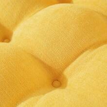 1 件加厚舒适椅垫，现代风格，涤纶面料，办公室和客厅多用途，纯色，家居装饰