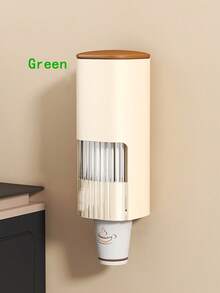1/2 chiếc cốc dùng một lần, giá để cốc sang trọng nhẹ, máy rót cốc giấy, máy rót nước, giá để cốc, giá để đồ treo tường không đục lỗ - Nhiều màu - Xem 7