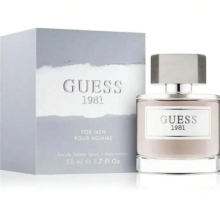 Guess 1981 For Men Eau De Toilette Spray 50ml - Clear - View 1