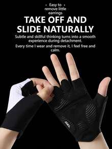 AOLIKES 1 件夏季自行车手套半指山地车骑行手套男士 SBR 加厚防滑减震骑行自行车配件