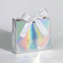 20pcs 11.5x4.5x10cm Mini Paper Bags With Customized Letters & Texts, White, Brown, Gold, Suitable For Packaging Small Gifts Like Chocolates, Candies, Soaps, Essential Oil Soaps, Handicrafts. Suitable For Various Festivals, Parties, Weddings, Anniversaries, Or Small Business Product Packaging. Stylish, Adorable, High-Quality Custom, Personalized, Unique Ideal Gifts For Her Boyfriend, Girlfriend, Dad, Mom, Family, Friends, Son, Daughter, School Students, Kids For Anniversaries, For Birthdays School, Office, Home