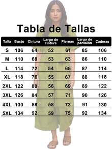 Conjunto de dos piezas para mujer en lino liso, estilo holgado y casual, ideal para estar en casa, para el tiempo libre y para ocasiones cotidianas. - Verde - Ver 4