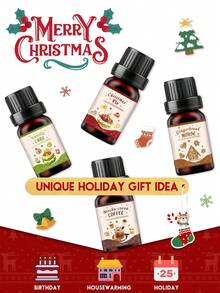 9 Arten von Lebensmittel-Duftstoffen ätherische Öle - wasserlöslich/10ml, geeignet für Luftbefeuchter, Diffusor-Steine, Aroma-Diffuser, Auto-Diffuser, DIY-Kerzenmachen, Lufterfrischer usw. Kann als Geschenk zu Feiertagen wie Valentinstag, Abschluss, Geburtstag verwendet werden (Der Duft kann beim ersten Öffnen stark sein, was normal ist. Kann in einem belüfteten Bereich platziert oder mit Wasser verdünnt werden, um den Duft nach Belieben anzupassen)