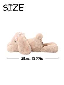35cm/13.77in Cute Lop Jimny Rabbit Plush Toy Soft Stuffed Long Ears Bunny Doll Funny Baby Companion Room Decorate Creative Gifts For Kids Birthday Party Home Girls Room Decor - 彩色 - 查看 7