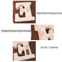 1个0-9数字LED装饰灯，适用于生日、婚礼、派对、家居、卧室装饰