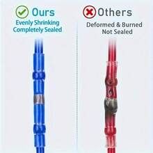 860pcs Waterproof Welded Sealed Wire Connectors, Heat Shrink Docking Connectors, Insulated Electrical Docking Splicing Wire Terminals, Used For Wire Joints Of Marine Vehicles, Marine Trucks - Nhiều màu - Xem 6