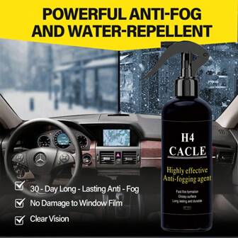 H4Cacle H4Cacle Automotive Glass Water Repellent Spray, Hydrophobic Coating, Anti-Rain Car Glass Liquid, Windshield & Rearview Mirror Spray, Universal Car Glass Anti-Rain Agent