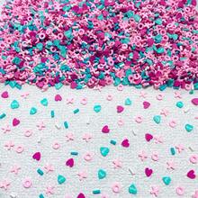 10g/0.35oz Bag Polymer Clay Slice For Slime Mix Ins, Resin Glitters Sprinkle For Party Decorations,Colorful Confetii For Holiday Accessories Birthday Party Supplies Party Favor,DIY Act Craft Handmade Jewelry Making Accessories Decoration Bead, Dot, Snow. Heart, Moon And Star. Cake. Fake Sprinkles For Slime Mix Ins, Nail Art Slices, And Cellphone Decorations - Multicolor - View 12