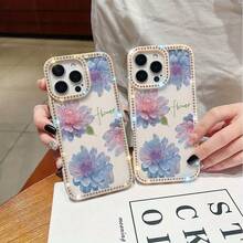 Funda para teléfono 1PC Teléfono Bling de Doble Cara, Parte Trasera Dura Suave a Prueba de Golpes, Multicapa, TPU + PC, Compatible con 16/15/14/13/12/11 Pro/Plus - Blanco - Ver 7