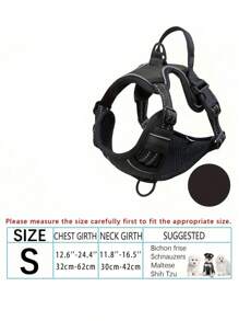 防拉扯狗背带，配备双牵引绳夹，可调节软垫反光牛津布背心（防勒颈），易操控手柄——适合所有尺寸的狗狗。下单前请确认尺寸！（仅包含背带，牵引绳另售！）