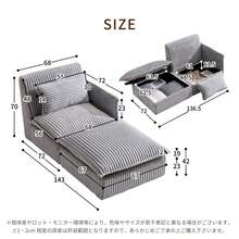Futons - LIGHT GREY + Fabric + 2 Seat1 - View 8