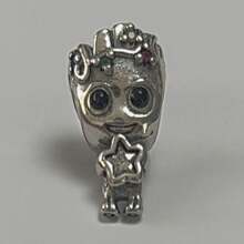 Disney 1 pieza Charm colgante con diseño de Dumbo y bordado "Mum" chapado en plata para pulsera o collar, regalo ideal para festividades