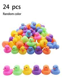 5/12/24pcs Mini Rubber Ducks – Colorful Floating Duck Toys For Baby Bathroom Shower Toys, Pool Party Favors, Christmas, Carnival Prizes, Kids Birthday Goodie Bags(Random Colors),Fidget Toys For Baby Girls And Boys,Toddler Bath Toys,Sensory Water Play Toys,Paddling Pool Toys For Kids,Christmas Decorations,Birthday Personalised Gifts,Cute Stuff
